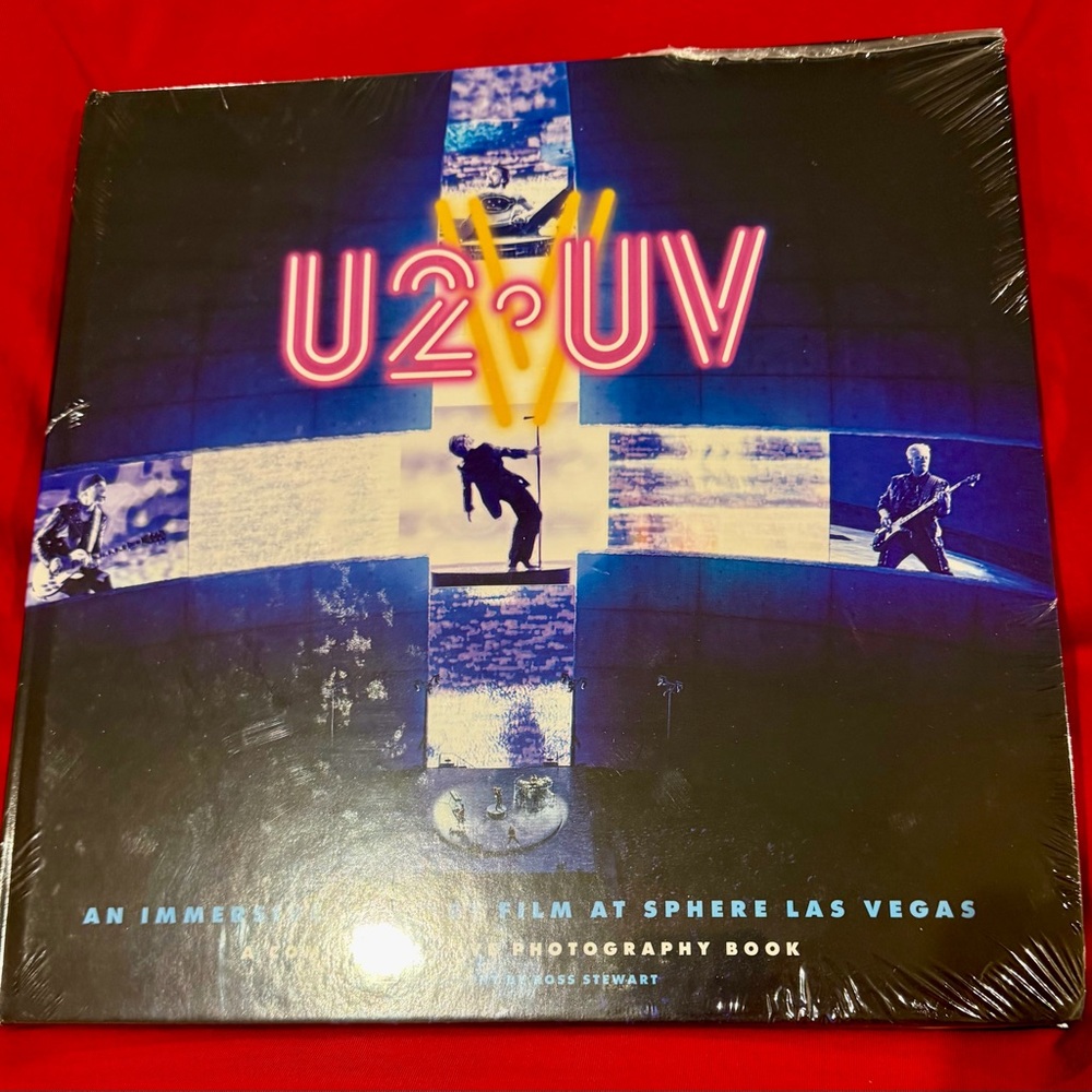 U2 UV Photography Book - Blue Cover